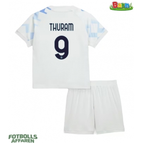 Inter Milan Marcus Thuram #9 Bortaställ Barn 2025-26 Kortärmad (+ Korta byxor)